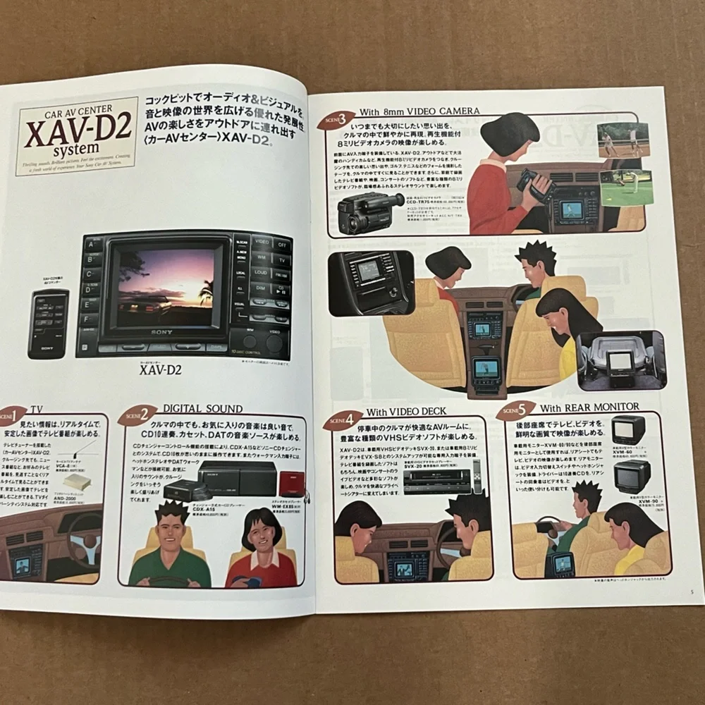 1991 Sony car stereo brochure